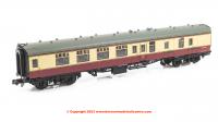 374-185D Graham Farish BR Mk1 BSK Brake Second BR Crimson Cream